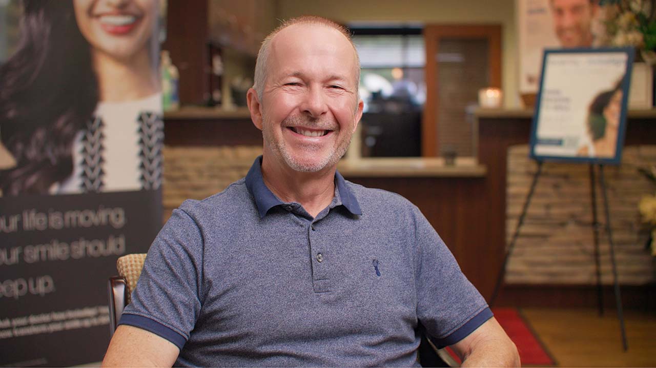 Dental implant placement Greater Orlando, FL dentists patient